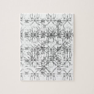 Black Lines Puzzle Legpuzzel