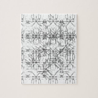 Black Lines Puzzle Legpuzzel