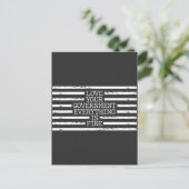 Black Lines Redmed Conspiracy Theory Government Briefkaart (Staand voorkant)