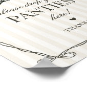 Black Lingerie Bachelorette Panties Please Sign Poster (Hoek)