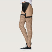 Black Lingerie (Franse snede) Leggings (Links)