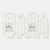 Black Lingerie Shower Bachelorette Party Gable Bedankdoosjes (Ongevouwen)