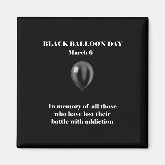 Black Lion Day Overdose Awareness-toevoeging Magneet (Voorkant)