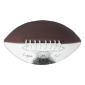 Black Lion met Antlers Crown en Monogram American Football (Voorkant)