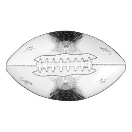 Black Lion met Antlers Crown en Monogram American Football