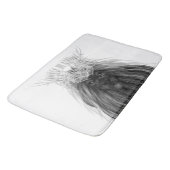 Black Lion met Antlers Crown en Monogram Badmat (Gekanteld)