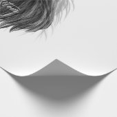 Black Lion met Antlers Crown en Monogram Cadeaupapier (Hoek)