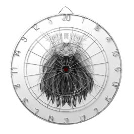 Black Lion met Antlers Crown en Monogram Dartbord