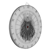 Black Lion met Antlers Crown en Monogram Dartbord (Voorkant Links)