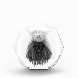 Black Lion met Antlers Crown en Monogram Fotoblokken