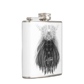 Black Lion met Antlers Crown en Monogram Heupfles (Rechts)