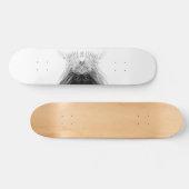 Black Lion met Antlers Crown en Monogram Persoonlijk Skateboard (Horizontaal)