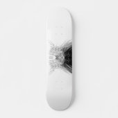 Black Lion met Antlers Crown en Monogram Persoonlijk Skateboard (Voorkant)