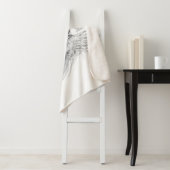 Black Lion met Antlers Crown en Monogram Sherpa Deken (In situ)