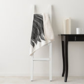 Black Lion met Antlers Crown en Monogram Sherpa Deken (In situ)