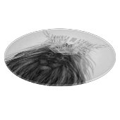 Black Lion met Antlers Crown en Monogram Snijplank (Hoek)