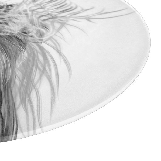 Black Lion met Antlers Crown en Monogram Snijplank (Hoek)