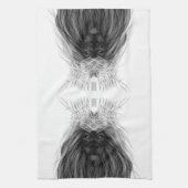 Black Lion met Antlers Crown en Monogram Theedoek (Verticaal)