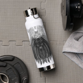 Black Lion met Antlers Crown en Monogram Waterfles