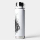 Black Lion met Antlers Crown en Monogram Waterfles (Achterkant)