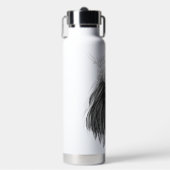 Black Lion met Antlers Crown en Monogram Waterfles (Voorkant)