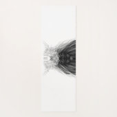 Black Lion met Antlers Crown en Monogram Yogamat (Achterkant)