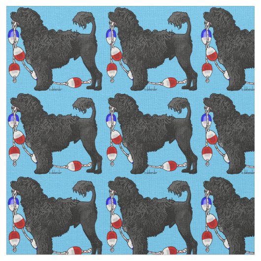 Black Lion Portugal Dog met Float Line Stof (Close Up)