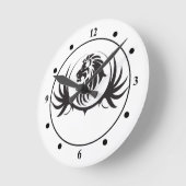 Black Lions Head Ronde Klok (Hoek)