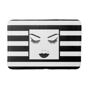 Black Lips Beauty Make-up Gezicht Wimpers & Wenkbr Badmat