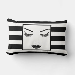 Black Lips Beauty Make-up Gezicht Wimpers & Wenkbr Kussen