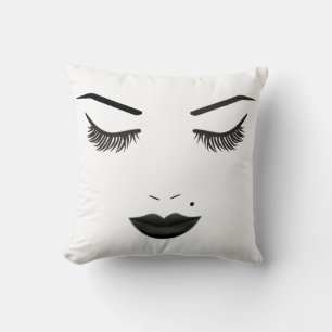 Black Lips Beauty Make-up Gezicht Wimpers & Wenkbr Kussen