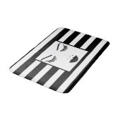 Black Lips Beauty Makeup Face Lashes & Eyebrows Badmat (Gekanteld)