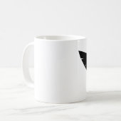 Black Lirik logo op witte mok (Voorkant links)