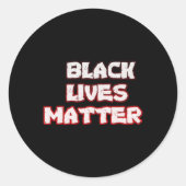 Black Live Sticker (Voorkant)
