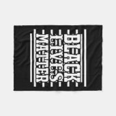 Black Lives (1) Sticker Fleece Deken (Voorkant (Horizontaal))