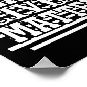 Black Lives (1) Sticker Poster (Hoek)