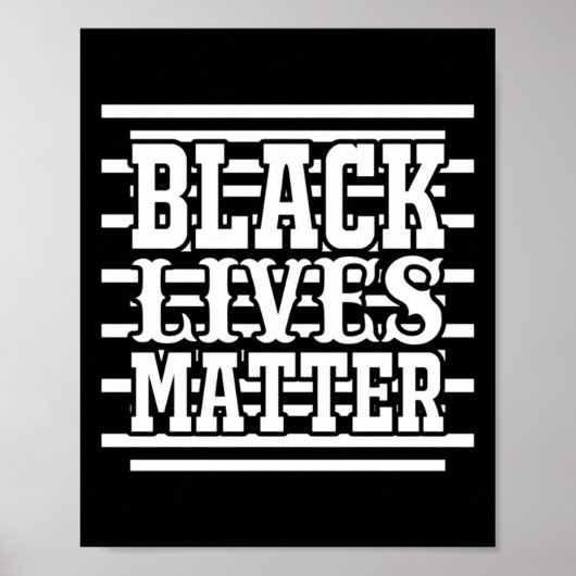 Black Lives (1) Sticker Poster (Voorkant)