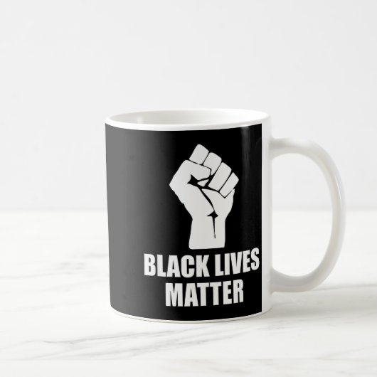 Black Lives Blm Human Rights Black History Month Koffiemok (Rechts)