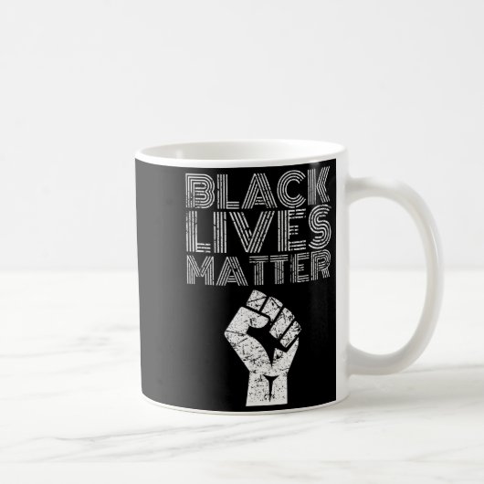 Black Lives Blm Human Rights Black History Month Koffiemok (Rechts)