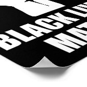 Black Lives Blm Human Rights Black History Month  Poster (Hoek)