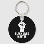 Black Lives Blm Human Rights Black History Month  Sleutelhanger (Voorkant)