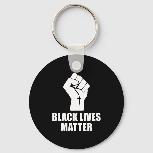 Black Lives Blm Human Rights Black History Month  Sleutelhanger (Voorkant)