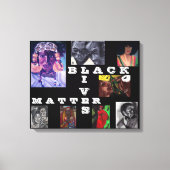 BLACK LIVES MATERIE canvas (Voorkant)