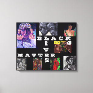 BLACK LIVES MATERIE canvas