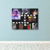 BLACK LIVES MATERIE canvas (Insitu (Houten vloer))
