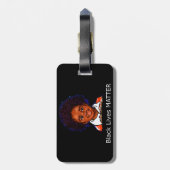 Black Lives Materie Family Child Boy Racism Son Bagagelabel (Achterkant verticaal)