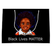Black Lives Materie Family Child Boy Racism Son Groot Cadeauzakje (Voorkant)