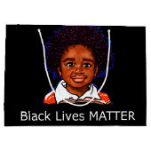 Black Lives Materie Family Child Boy Racism Son Groot Cadeauzakje (Achterkant)