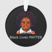Black Lives Materie Family Child Boy Racism Son Ornament (voorkant)