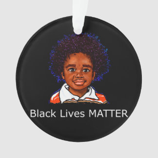 Black Lives Materie Family Child Boy Racism Son Ornament